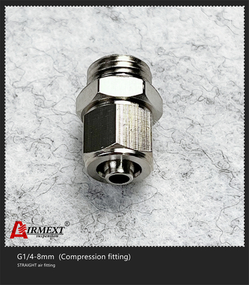 Straight Stainless Steel Quick Connect Air Fittings G1/4-8mm